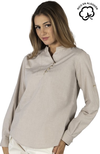 BLUSA COLLO MAO DA DONNA LANAY