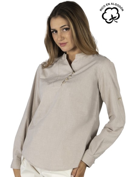 BLUSA COLLO MAO DA DONNA LANAY