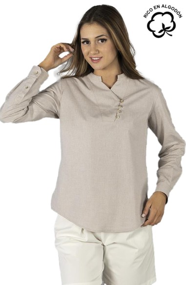 BLUSA COLLO MAO DA DONNA LANAY