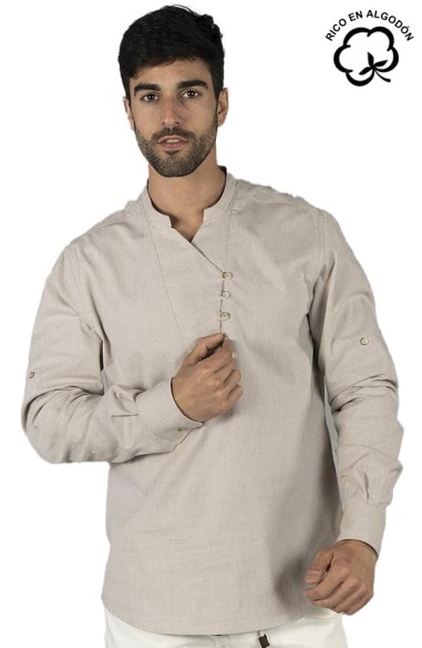 BLUSA COLLO MAO UOMO NIAS