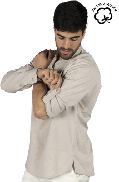 BLUSA CUELLO MAO HOMBRE NIAS