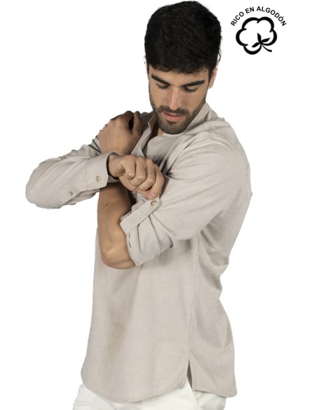 BLUSA CUELLO MAO HOMBRE NIAS