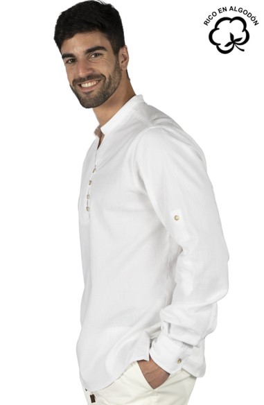 BLUSA COLLO MAO UOMO NIAS