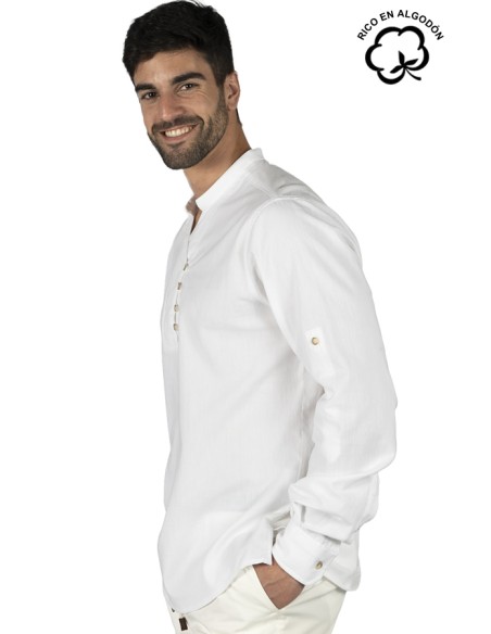 BLUSA CUELLO MAO HOMBRE NIAS
