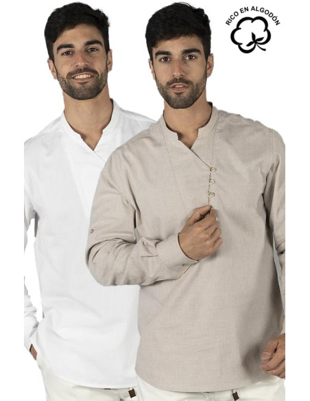 BLUSA COLLO MAO UOMO NIAS