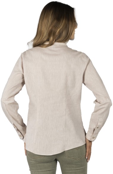 BLUSA LINO COLLO MAO DA DONNA KAULA