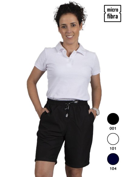 BERMUDA MICROFIBRA GOMA + CORDÓN UNISEX