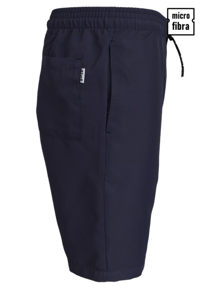 BERMUDA MICROFIBRA GOMA + CORDÓN UNISEX