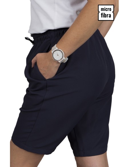 BERMUDA MICROFIBRA GOMA + CORDÓN UNISEX