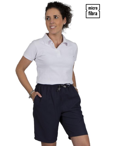 BERMUDA MICROFIBRA GOMA + CORDÓN UNISEX