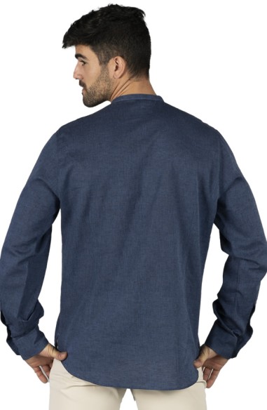 BLUSA LINO CUELLO MAO HOMBRE TIWI