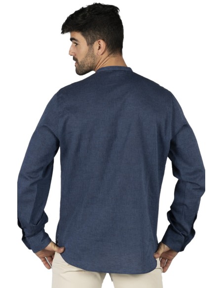 BLUSA LINO CUELLO MAO HOMBRE TIWI