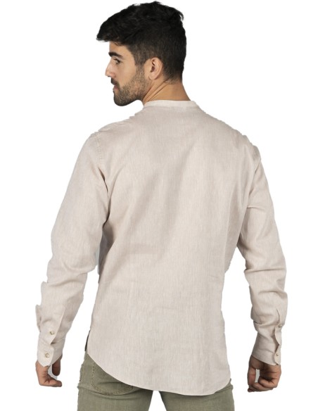 BLUSA LINO CUELLO MAO HOMBRE TIWI
