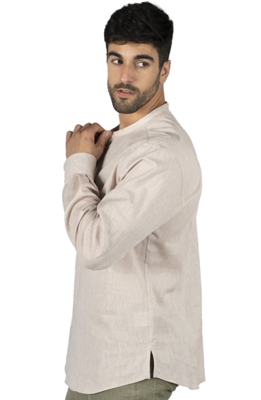 BLUSA LINO COLLO MAO UOMO TIWI