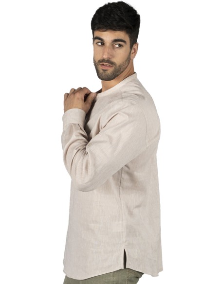 BLUSA LINO CUELLO MAO HOMBRE TIWI