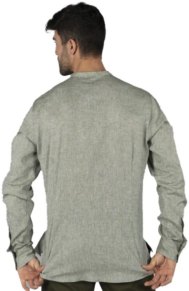 BLUSA LINO CUELLO MAO HOMBRE TIWI