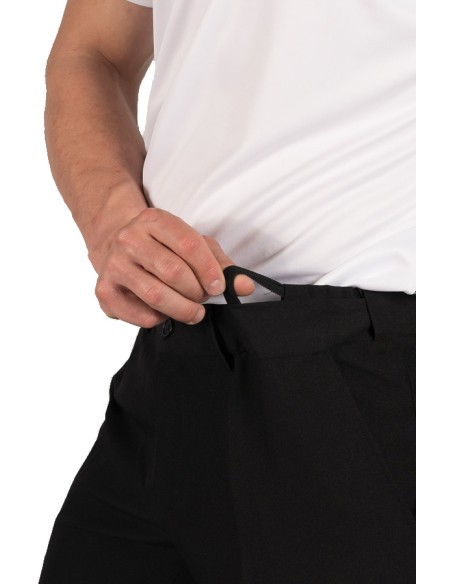PANTALONE UOMO CON GOMMA IN VITA INTERNA