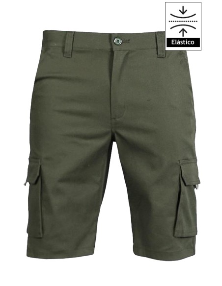 BERMUDA UNISEX MULTIBOLSILLOS ELASTICA