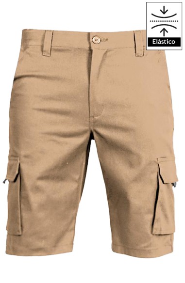 BERMUDA UNISEX MULTIBOLSILLOS ELASTICA