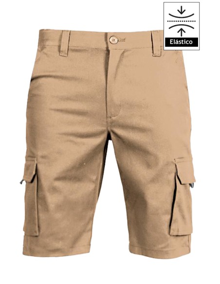 BERMUDA UNISEX MULTIBOLSILLOS ELASTICA