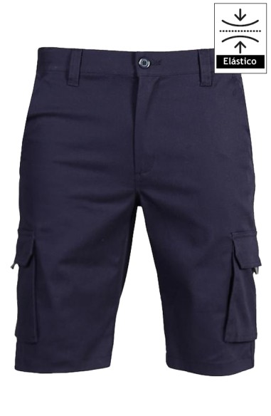 BERMUDA UNISEX MULTIBOLSILLOS ELASTICA