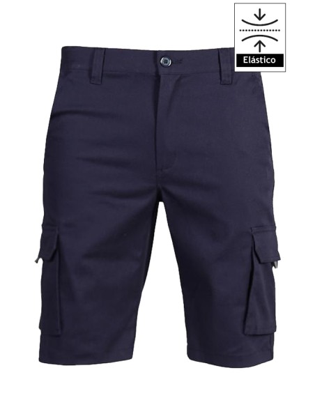 BERMUDA UNISEX MULTIBOLSILLOS ELASTICA
