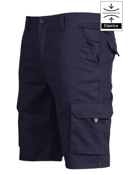 BERMUDA UNISEX MULTIBOLSILLOS ELASTICA
