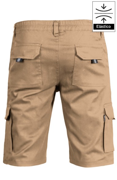 BERMUDA UNISEX MULTIBOLSILLOS ELASTICA