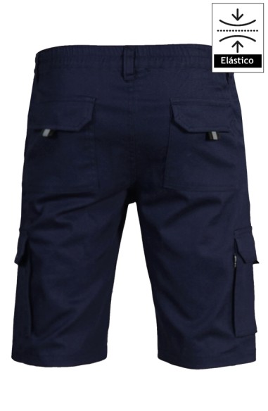 BERMUDA UNISEX MULTIBOLSILLOS ELASTICA