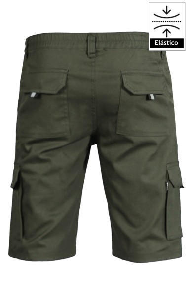 BERMUDA UNISEX MULTIBOLSILLOS ELASTICA