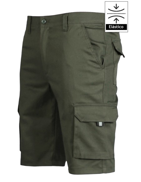 BERMUDA UNISEX MULTIBOLSILLOS ELASTICA