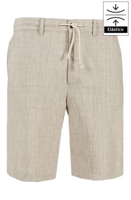 BERMUDA SABBIA UOMO GOMMA + CORDONE