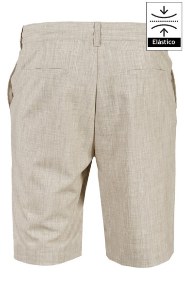 BERMUDA SABBIA UOMO GOMMA + CORDONE