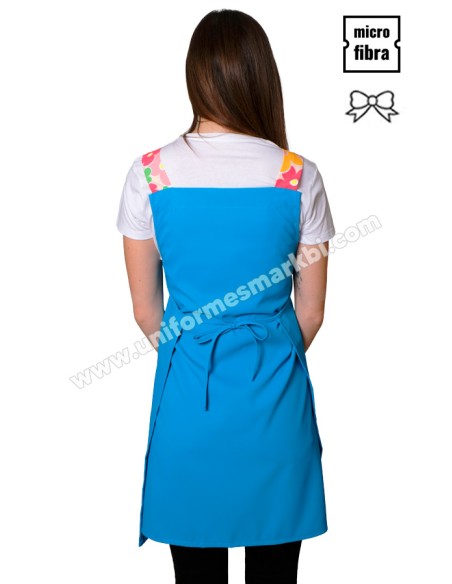 GREMBIULE FIORI DI COLORI TURCHESSE