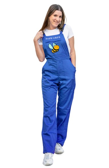PANTALÓN CON PETO MAESTRA