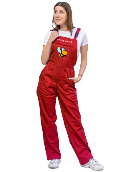 PANTALÓN CON PETO MAESTRA
