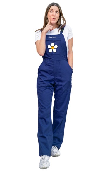 PANTALÓN CON PETO MAESTRA