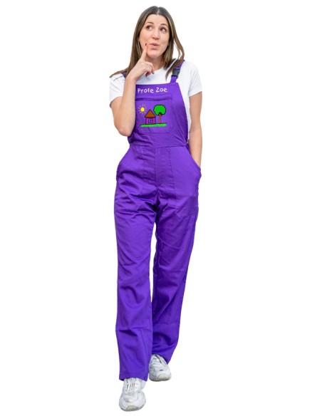 PANTALÓN CON PETO MAESTRA