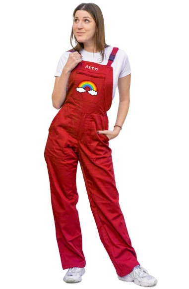 PANTALÓN CON PETO MAESTRA