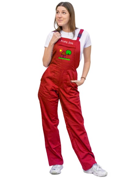 PANTALÓN CON PETO MAESTRA
