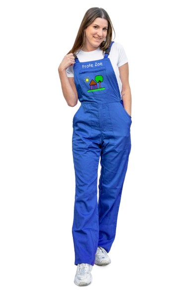 PANTALÓN CON PETO MAESTRA