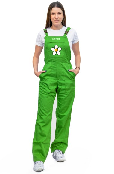 PANTALÓN CON PETO MAESTRA