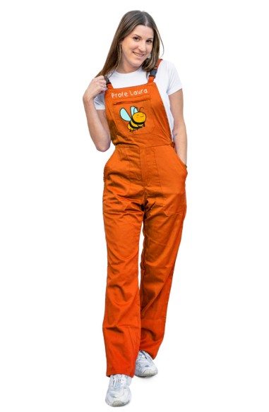 PANTALÓN CON PETO MAESTRA