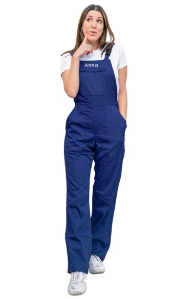 PANTALÓN CON PETO MAESTRA