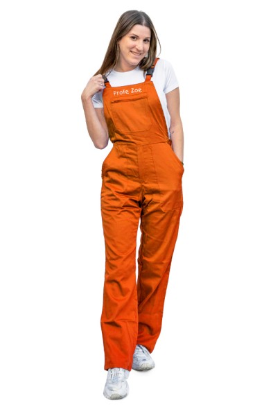 PANTALÓN CON PETO MAESTRA