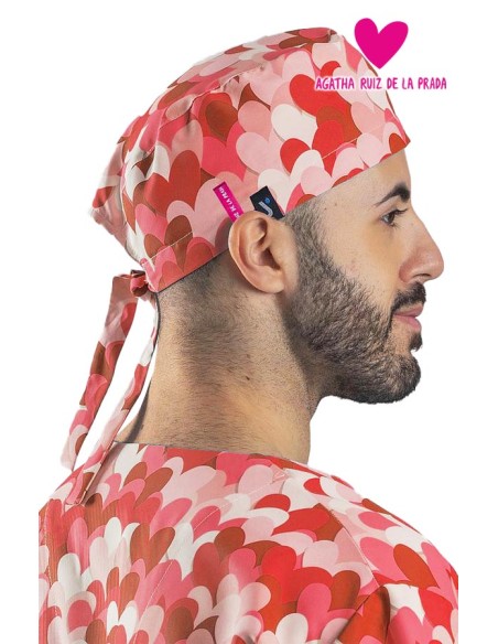 GORRO CIRUJANO TIRAS AGATHA CUORE ROJO
