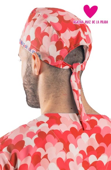 GORRO CIRUJANO TIRAS AGATHA CUORE ROJO