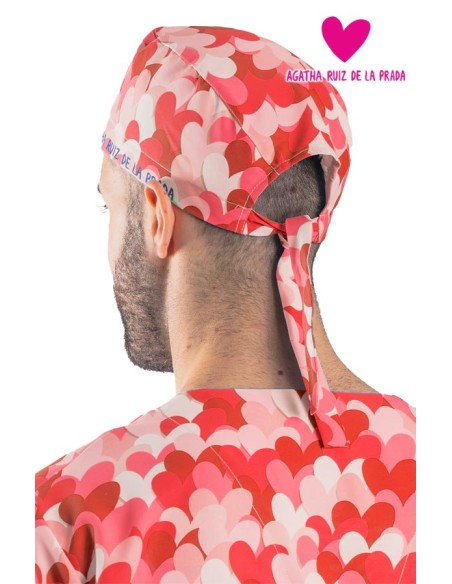 GORRO CIRUJANO TIRAS AGATHA CUORE ROJO