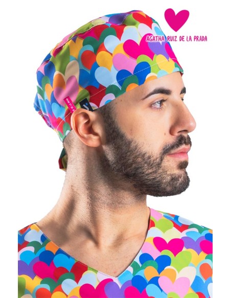 GORRO CIRUJANO TIRAS AGATHA CUORE MULTICOLOR