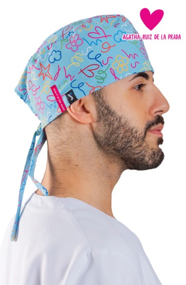 GORRO CIRUJANO TIRAS AGATHA PINCELADAS